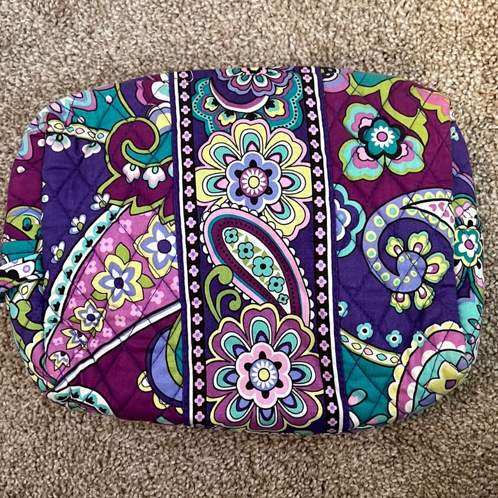 Vera Bradley Paisley Large Cosmetic Bag